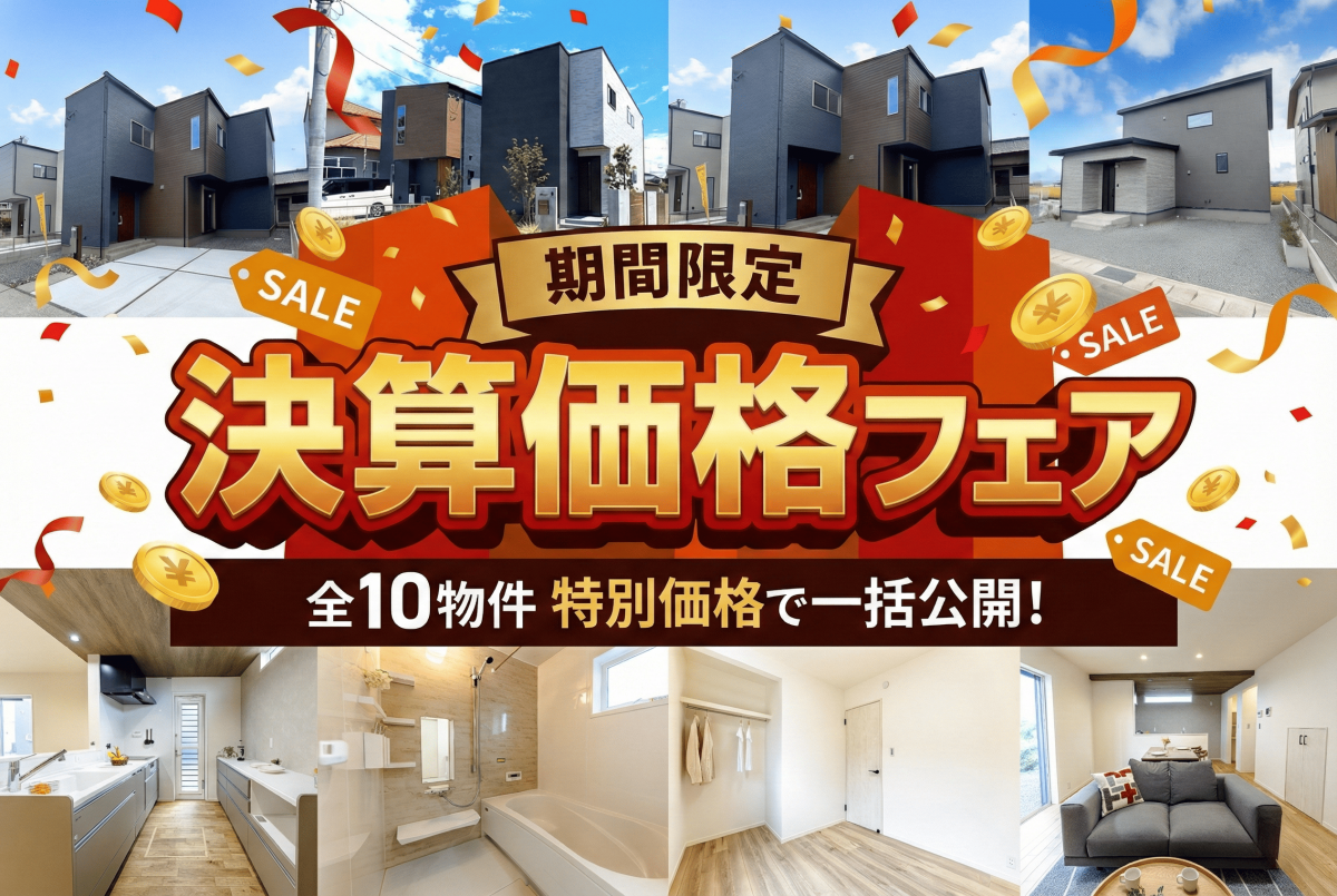 【期間限定】決算価格フェア！